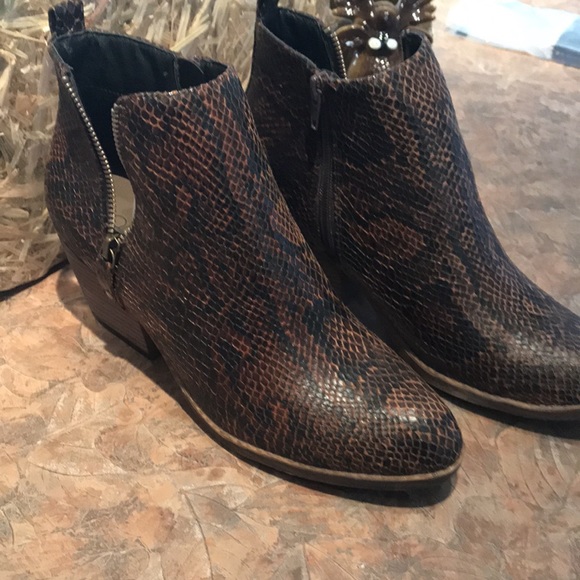 Corky’s snakeskin brown booties - Picture 9 of 11